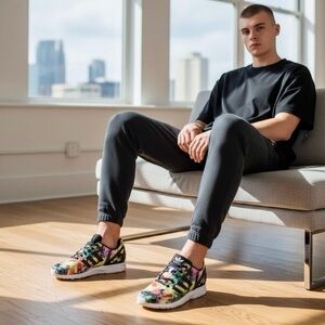 Adidas Sneakers Torsion Ortholite Art Multi-Color Mens 7